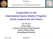 Cooperation in the
