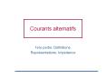 Courants alternatifs PowerPoint PPT Presentation