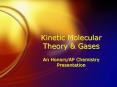 Kinetic Molecular Theory PowerPoint PPT Presentation