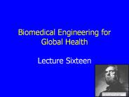 Lecture Sixteen