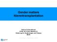 Gender matters Nierentransplantation PowerPoint PPT Presentation
