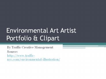 Environmental Art Artist Portfolio & Clipart