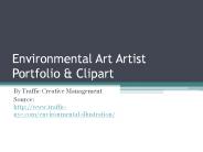 Environmental Art Artist Portfolio & Clipart