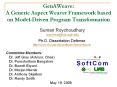 GenAWeave: A Generic Aspect Weaver Framework based on Model-Driven Program Transformation PowerPoint PPT Presentation
