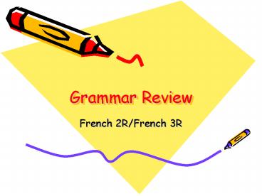 Grammar Review