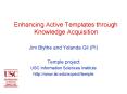 Enhancing Active Templates through Knowledge Acquisition PowerPoint PPT Presentation