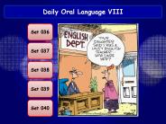 Daily Oral Language VIII