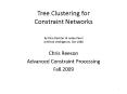 Tree Clustering for Constraint Networks PowerPoint PPT Presentation