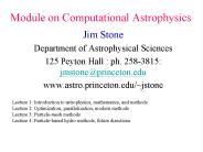 Module on Computational Astrophysics