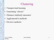 Clustering
