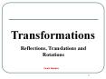 Lesson 1 Transformations PowerPoint PPT Presentation