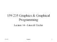 159.235 Graphics PowerPoint PPT Presentation