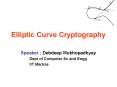 Elliptic Curve Cryptography PowerPoint PPT Presentation
