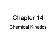 Chemical Kinetics