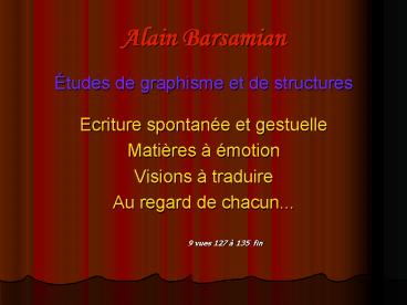 Alain Barsamian