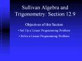 Sullivan Algebra and Trigonometry: Section 12.9 PowerPoint PPT Presentation