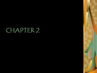 PATTERNS AND ITERATIONS