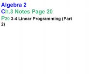Algebra 2