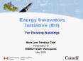 Energy Innovators Initiative (EII) For Existing Buildings PowerPoint PPT Presentation