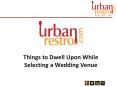 Wedding Banquet Selection PowerPoint PPT Presentation