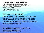 Abre mis ojos