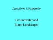 Landform Geography