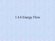 1.4.6 Energy Flow