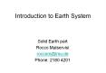 Introduction to Earth System PowerPoint PPT Presentation