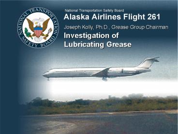 Joseph Kolly, Ph.D., Grease Group Chairman