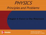 Chapter 4: Forces in One Dimension