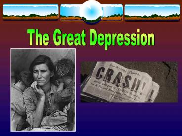 The Great Depression