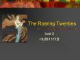 The Roaring Twenties PowerPoint PPT Presentation