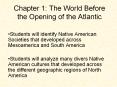 Chapter 1: The World Before the Opening of the Atlantic PowerPoint PPT Presentation