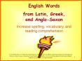 English Words PowerPoint PPT Presentation