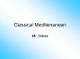 Classical Mediterranean PowerPoint PPT Presentation