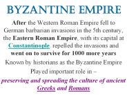 Byzantine Empire
