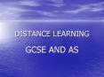 DISTANCE LEARNING PowerPoint PPT Presentation