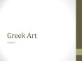 Greek Art PowerPoint PPT Presentation