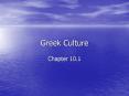 Greek Culture PowerPoint PPT Presentation