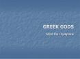 Greek Gods PowerPoint PPT Presentation
