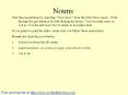WHAT ARE NOUNS? PowerPoint PPT Presentation