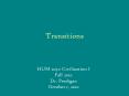 Transitions PowerPoint PPT Presentation