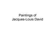 Paintings of Jacques-Louis David