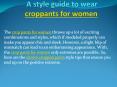A style guide to wear crop pants for women PowerPoint PPT Presentation