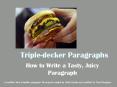 Triple-decker Paragraphs PowerPoint PPT Presentation