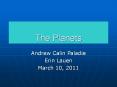 The Planets PowerPoint PPT Presentation