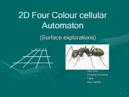 2D Four Colour cellular Automaton