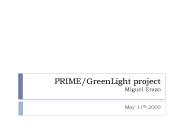 PRIME/GreenLight project Miguel Erazo