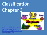 Classification Chapter 3      Created