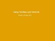 Using Familias and FamLink